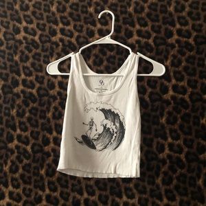 Skeleton surfing tank top